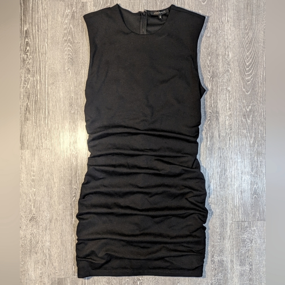 Dynamite Ruched Fitted Dress - Picture 1 of 3